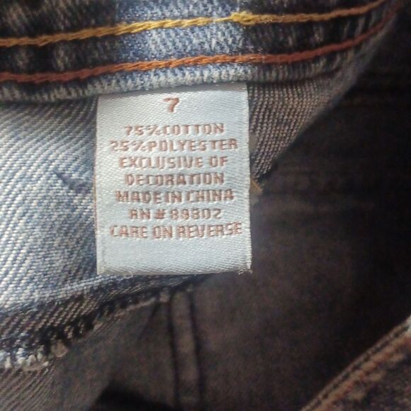 53017..SO Jeans Skirt Size 7 - Picture 5 of 5